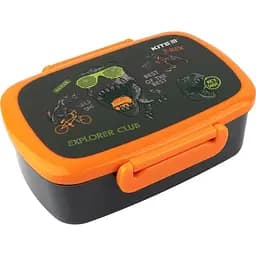 Ланч-бокс Kite T-Rex з наповненням 750 мл сірий (K22-163-3)