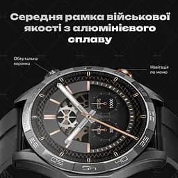 Смарт-годинник Smart watch Haylou Solar 5 з функцією голосового виклику, дзвінки по Bluetooth HD-дисплей моніторинг здоров'я та AMOLED-дисплеєм 1.43" Silver - мініатюра 3