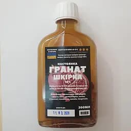Настойка на кожуре граната 200 мл