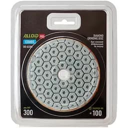 Круг алмазний Alloid Building Tools Combs шліфувальний на липучці 100 мм зерно 300 (DD-63381) - мініатюра 4
