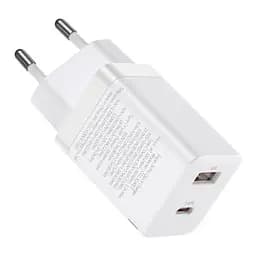Мережевий зарядний пристрій Baseus Super Si Pro Quick Charger C+U 30W EU білий CCSUPP-E02 - мініатюра 6