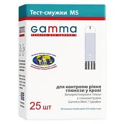 Тест-полоски Gamma MS 25 шт.