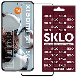 Захисне скло SKLO 3D для Xiaomi 12T / 12T Pro Чорний