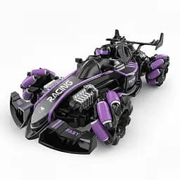 Радиоуправляемая дрифт-машина A 8863-148-02, аккумулятор 3.7V, пульт, роликовые колеса, парогенерация, с подсветкой, Фиолетовая