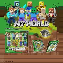 Набір героїв, 8 фігурок, 17.5x2.3x16.5 см, 2613-2