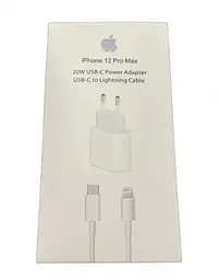 Мережевий зарядний пристрій 2-в-1 Apple Power-Delivery Adapter (+ PD кабель) 1*PDout 20W PD2.0 BarCode/Original Box