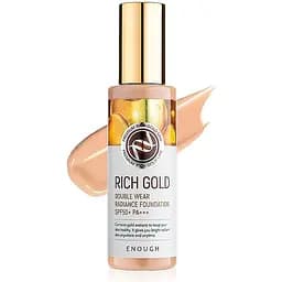 Тональний крем для обличчя Enough Rich Gold Double Wear Radiance Foundation Золото SPF50+ PA+++ відтінок 23, 100 мл - мініатюра 2