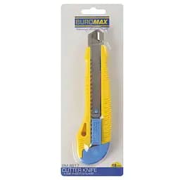 Канцелярський ніж Buromax універсальний 18 мм