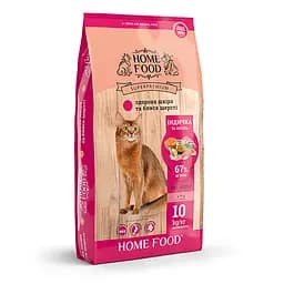 Сухий корм для дорослих котів Індичка та лосось CAT ADULT Здорова шкіра та блиск вовни 10 кг