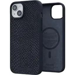 Чехол-накладка Njord Salmon Leather MagSafe Case Black для iPhone 15 Plus (NA52SL00)