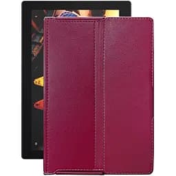 Чехол StatusCASE из экокожи для планшета Lenovo Tab 3 Plus X70L Бордовый