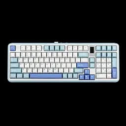 Клавіатура MechLands Vibe99 Cream Mint Switch RGB White/Blue - мініатюра 2