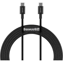 Кабель Baseus Superior Fast Charging PD USB-С to USB-С 2 m 100 W Black (CATYS-C01) [83770]