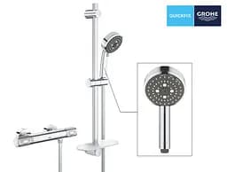 Термостат для душу з душовим гарнітуром Grohe QuickFix Precision Feel 34791000 Хром - мініатюра 5