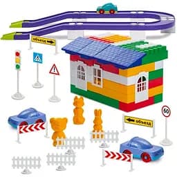 Конструктор Colorplast Лидер №6 250 деталей 1-055 