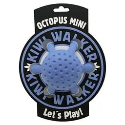 Игрушка Kiwi Walker Осьминог для собак голубой 13 см