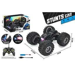 Машина на радіокеруванні, парогенерація, підсвічування, великі гумові шини, акумулятор 7.4V, пульт 27 МНz, USB-кабель 35968-3A