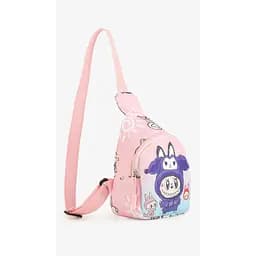 Бананка для девочки BA409 Розово-голубой