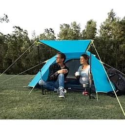 Двомісний намет Naturehike P-Series NH18Z022-P 210T/65D (Блакитний) - мініатюра 4