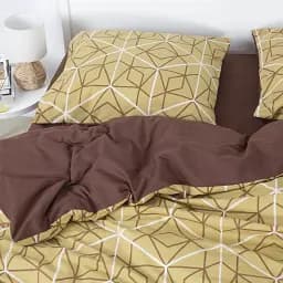 Комплект постільної білизни ТЕП Happy Sleep Bronze Grid євро (2-03796_32685) - мініатюра 4