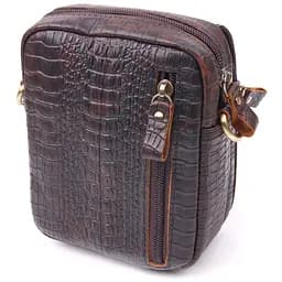 Чоловіча шкіряна сумка Vintage 13,5х18х6 см sum0022410 - мініатюра 2
