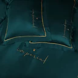 Комплект постільної білизни MirSon Imperial Tencel №07 Emerald 143x210 см (2200010755770) - мініатюра 7