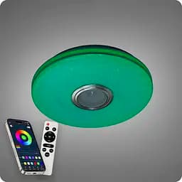Люстра світлодіодна 517 Dlight RGB з пультом і колонкою 45Вт Білий (02145) - мініатюра 5