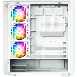 Корпус Modecom VOLCANO AQ400 ARGB MIDI SIDE LCD 6,2”, 4x120 мм fans WHITE без БЖ ATX (MC-A-AQ400-4FA-W) - мініатюра 10