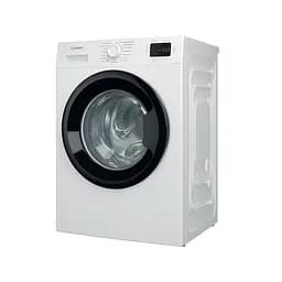 Пральна машина Indesit фронтальна, 6кг, 1200, A+++, 44.6см, дисплей, пара, інвертор, люк чорний, білий - мініатюра 2