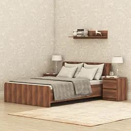 Кровать двуспальная MebelStar Нео 140x200 см Дуб янтарный (MBS-1129)