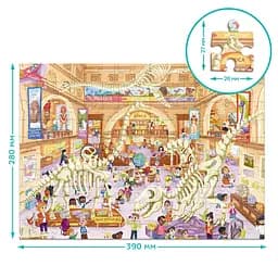 Дитячий віммельпазл "Музей Природи" DoDo Toys 300639, 150 елементів - мініатюра 3
