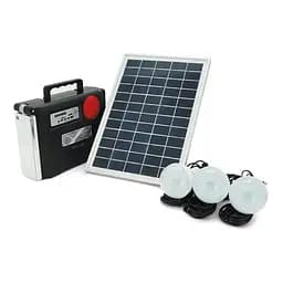 Зарядная станция Silver Toss ST1980 + солнечная панель + лампы  + фонарь