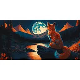 Картина за номерами ArtCraft Нічний спокій 40 х 80 см (11525-AC)