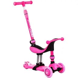Самокат-велобег 3 в 1 Best Scooter 32х14х61-75 см Розовый 000231680