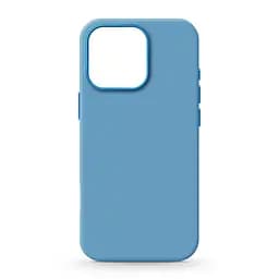 Силиконовый чехол для Apple iPhone 16 Pro, ICON2 Case, голубой, противоударный, панель, защита всего корпуса, матовая поверхность Soft Touch, выступает над дисплеем, совместим с защитными стеклами и пленками, с микрофиброй, ArmorStandart (ARM79638)