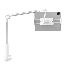 Тримач настільний для ґаджетів Baseus Otaku Life Rotary Adjustment Lazy Holder Pro for Phone Ipad LUZQ000012 Silver - мініатюра 2