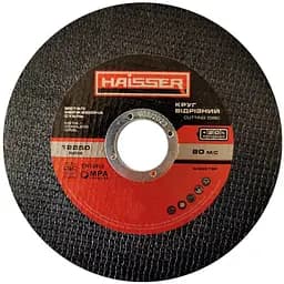 Круг відрізний по металу і нерж. Haisser 180х1.6х22.2 мм (4111705)
