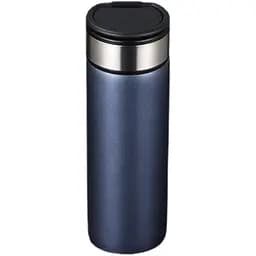Термос 530 мл з датчиком температури та ситечком, синій Yiwu HP-14-19BL