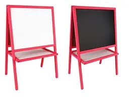 Мольберт двусторонний магнитный, MPKм3, окрашенный в розовый цвет