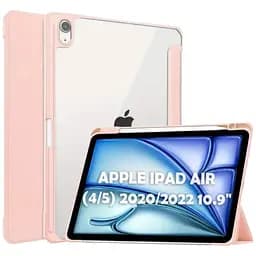 Чохол-книжка BeCover Soft Edge TPU з кріпленням Apple Pencil для Apple iPad Air 4/5 2020/2022 10.9" Pink (711700)