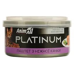 Вологий корм для котів АнімАлл Платінум паштет з качки 70 г