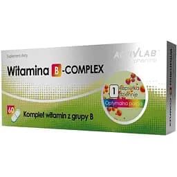 Витамины и минералы Activlab Vitamin B-Complex 60 капсул
