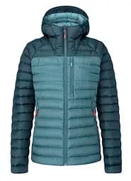 Жіночий пуховик Rab Microlight Alpine Jacket Wome 12 Синій-Блакитний