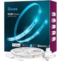 Умная светодиодная лента Govee H615A RGB Smart Wi-Fi + Bluetooth LED Strip Lights с микрофоном 5 м