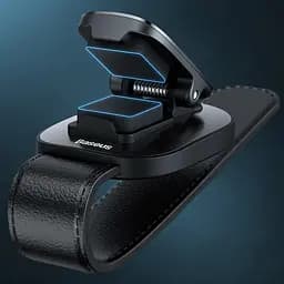 Автотримач для окулярів Baseus Platin Vehicle ACYJN-B0S сріблястий - мініатюра 9