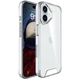 Чохол Epik TPU Space Case transparent для Apple iPhone 16, 6.1 Прозорий