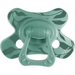 Пустушка силіконова Difrax Natural 12+ міс.Sage leafs зелена (804 Sage_leafs)