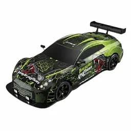 Радіокерована Дрифт-машина SC 16 A 13, 4WD, 1:16, Акумулятор 3.7V, 2.4GHz, Парогенератор, Змінні колеса, Зелена