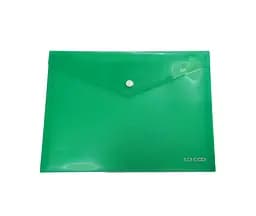 Папка-конверт B5 на кнопці E31302 Economix, глянець (4044572313027) Зелений