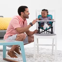 Розкладний стілець-бустер Summer infant Pop‘n Sit блакитний (13666) - мініатюра 3